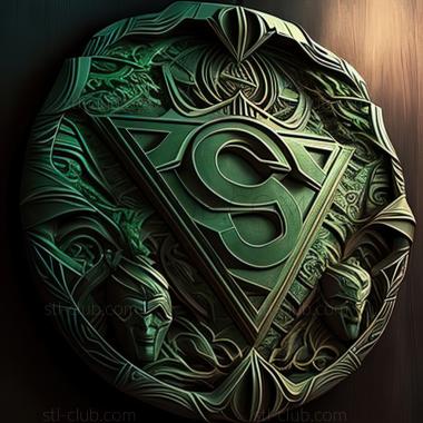 3D модель Игра Зеленый Фонарь Восстание охотников за людьми (STL)